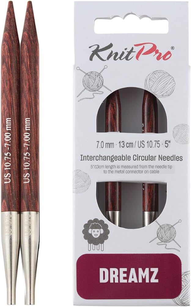 Knitter’s Pride Pro Dreamz Interchangeable Circular Needles (5") (3mm–15mm)