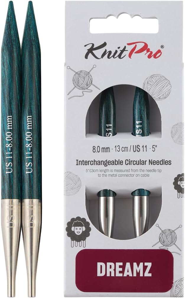 Knitter’s Pride Pro Dreamz Interchangeable Circular Needles (5") (3mm–15mm)
