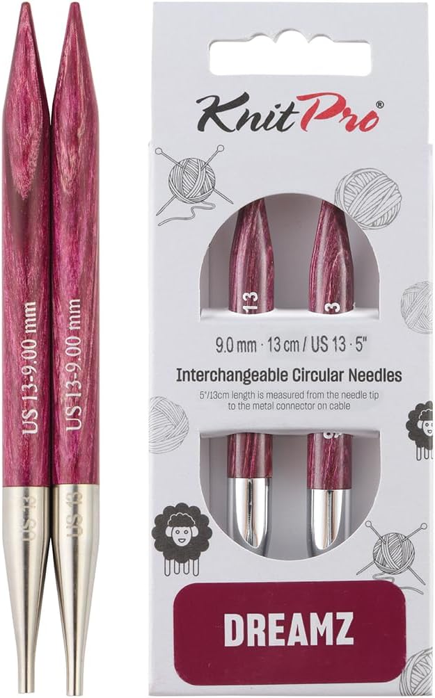 Knitter’s Pride Pro Dreamz Interchangeable Circular Needles (5") (3mm–15mm)