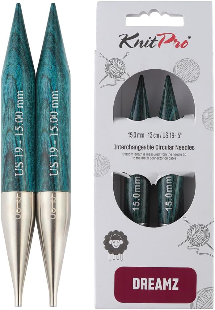 Knitter’s Pride Pro Dreamz Interchangeable Circular Needles (5") (3mm–15mm)