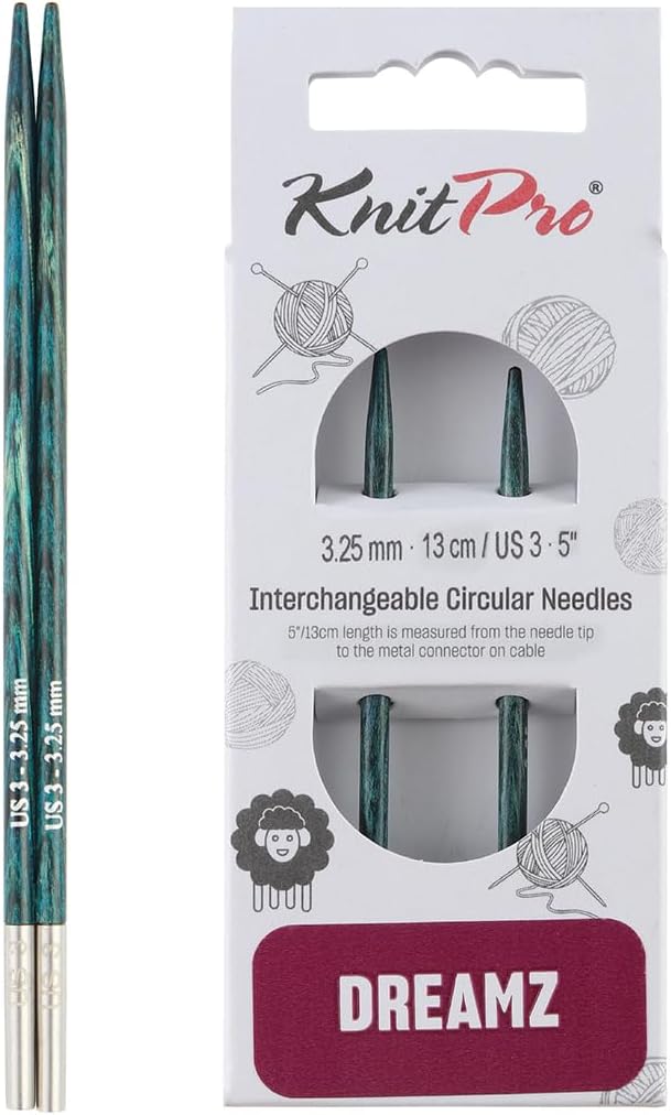 Knitter’s Pride Pro Dreamz Interchangeable Circular Needles (5") (3mm–15mm)
