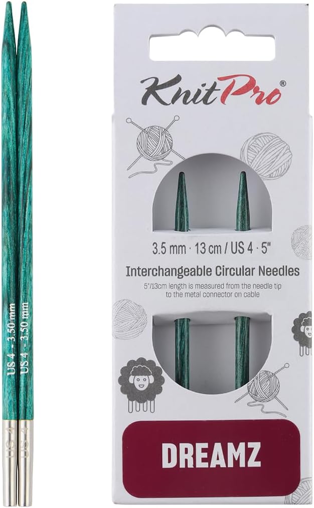 Knitter’s Pride Pro Dreamz Interchangeable Circular Needles (5") (3mm–15mm)