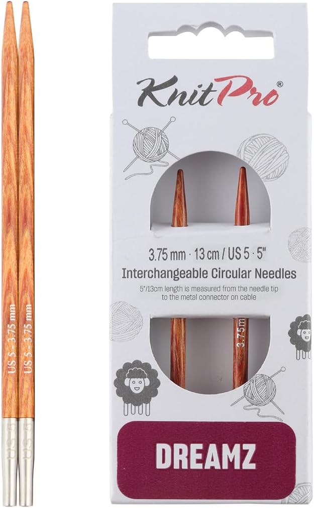 Knitter’s Pride Pro Dreamz Interchangeable Circular Needles (5") (3mm–15mm)