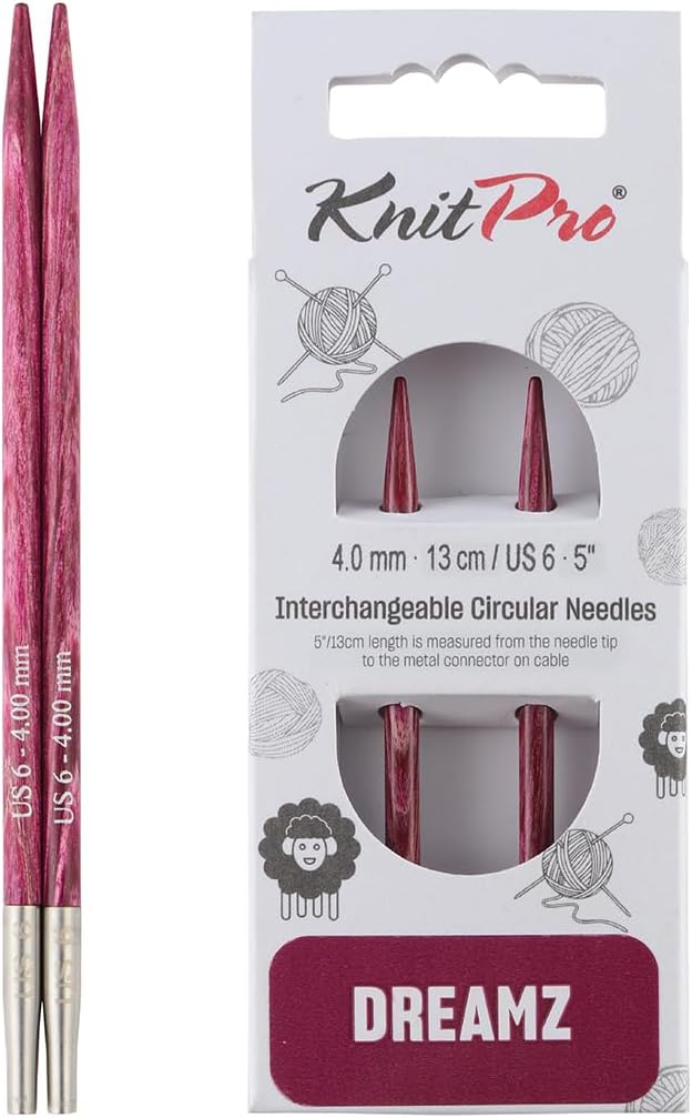 Knitter’s Pride Pro Dreamz Interchangeable Circular Needles (5") (3mm–15mm)