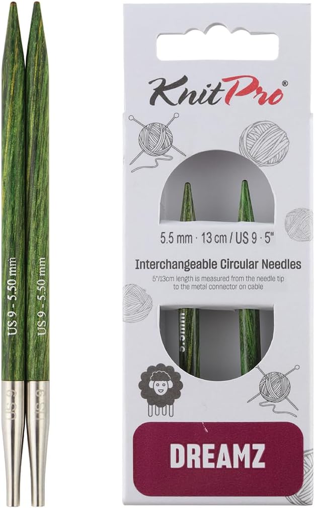 Knitter’s Pride Pro Dreamz Interchangeable Circular Needles (5") (3mm–15mm)