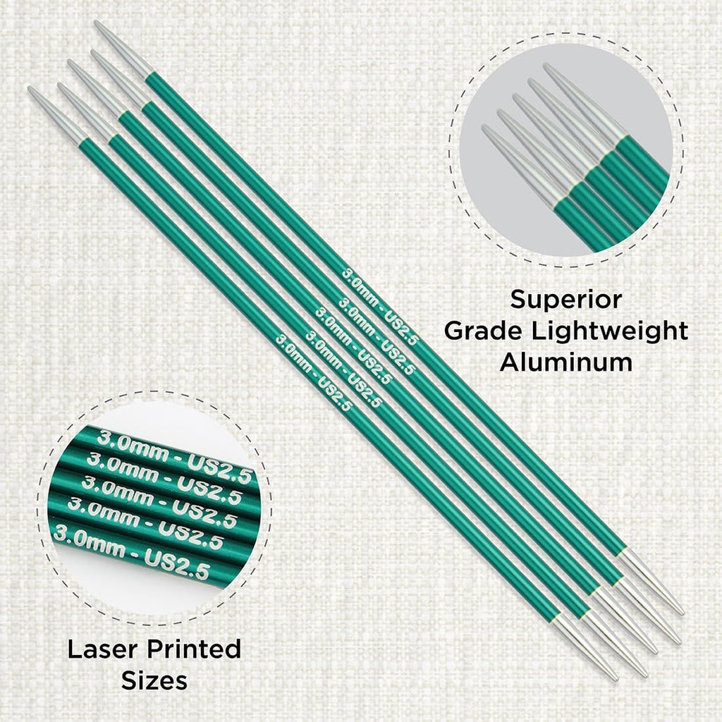 Knitter’s Pride Pro Zing Double Pointed Needles (6") (2mm–8mm)