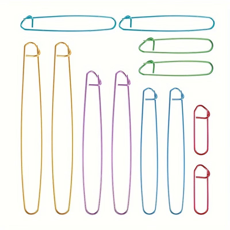 Aluminum Stitch Holders - Multi Sizes (12pc)