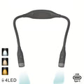 LED Neck Reading Light – Rechargeable (Black & White)