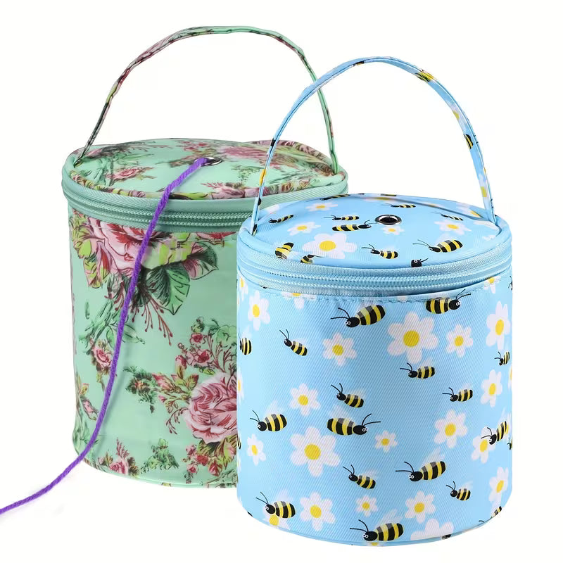 Stitch & Go Mini Yarn Holder - Portable Pouch (10 Different Styles)