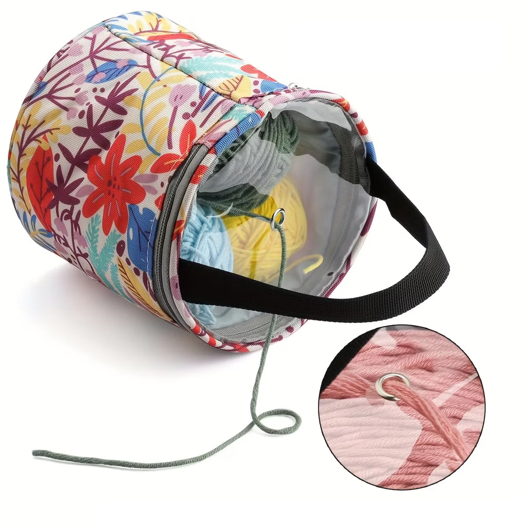 Stitch & Go Mini Yarn Holder - Portable Pouch (10 Different Styles)