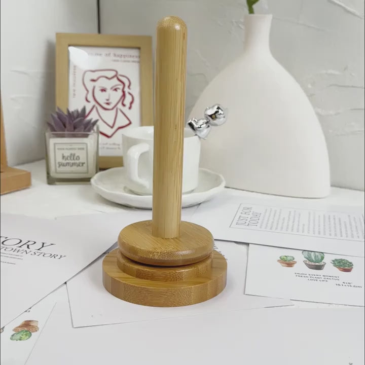 Wooden Yarn Ball Holder - Smooth Spinning