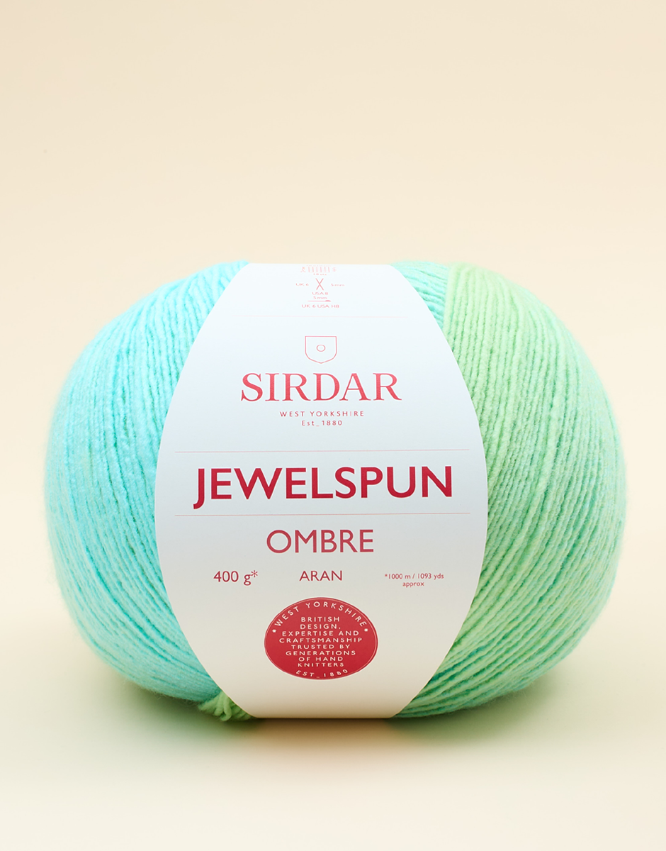 Sirdar Jewelspun (Aran) Ombre Yarn - Citrus Sky