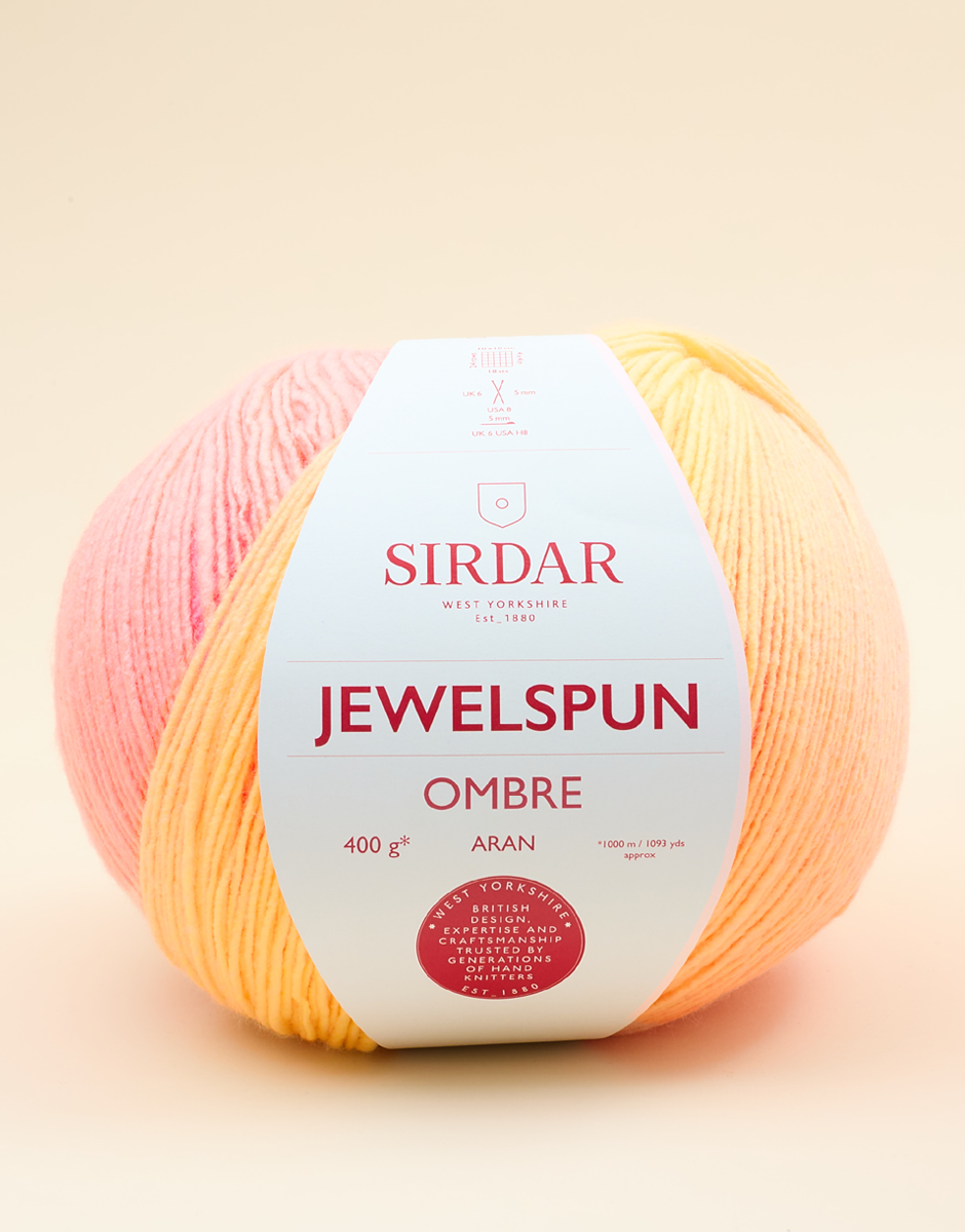 Sirdar Jewelspun (Aran) Ombre Yarn - Rainbow Glow