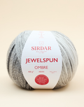 Sirdar Jewelspun (Aran) Ombre Yarn - Silvery Moon