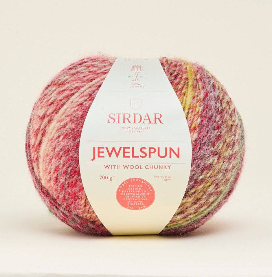 Sirdar Jewelspun (Chunky) Acrylic Wool Yarn - Sea Anemone