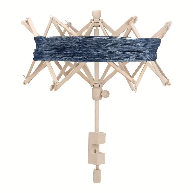Wooden Umbrella Swift - Adjustable Yarn Swift