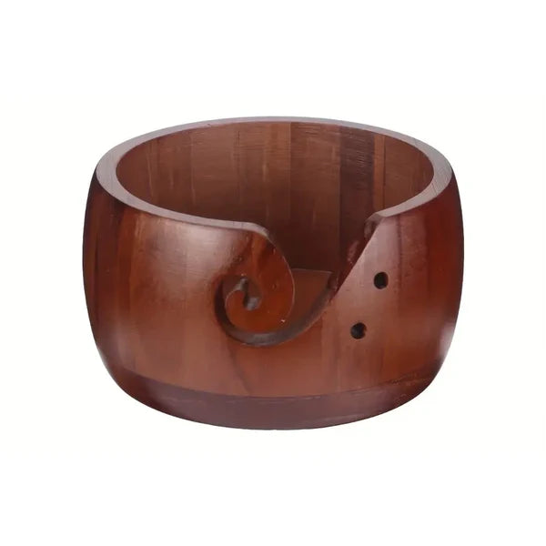 The Cozy Crafter’s Wooden Yarn Bowl