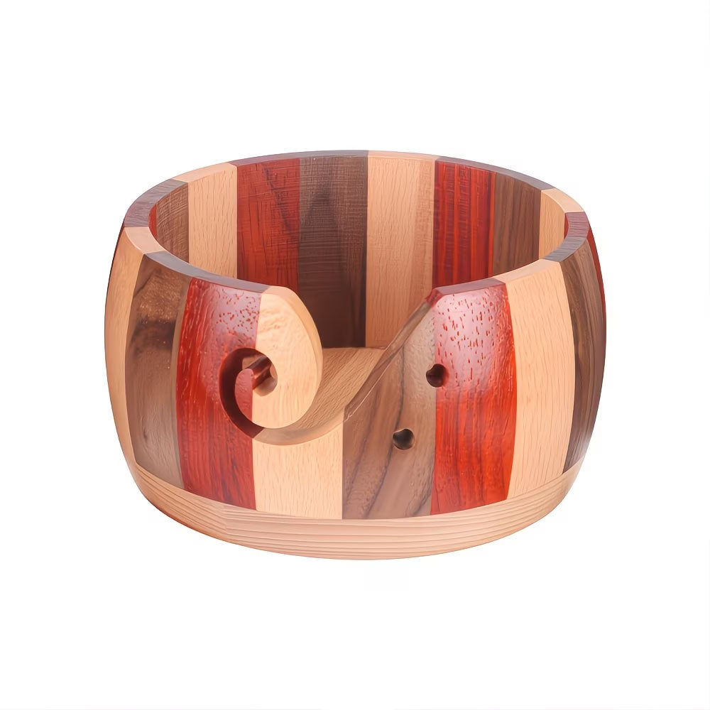 The Cozy Crafter’s Wooden Yarn Bowl