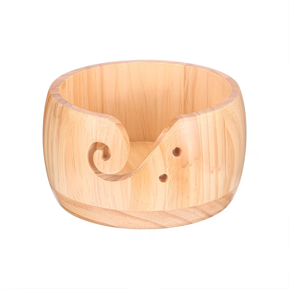 The Cozy Crafter’s Wooden Yarn Bowl